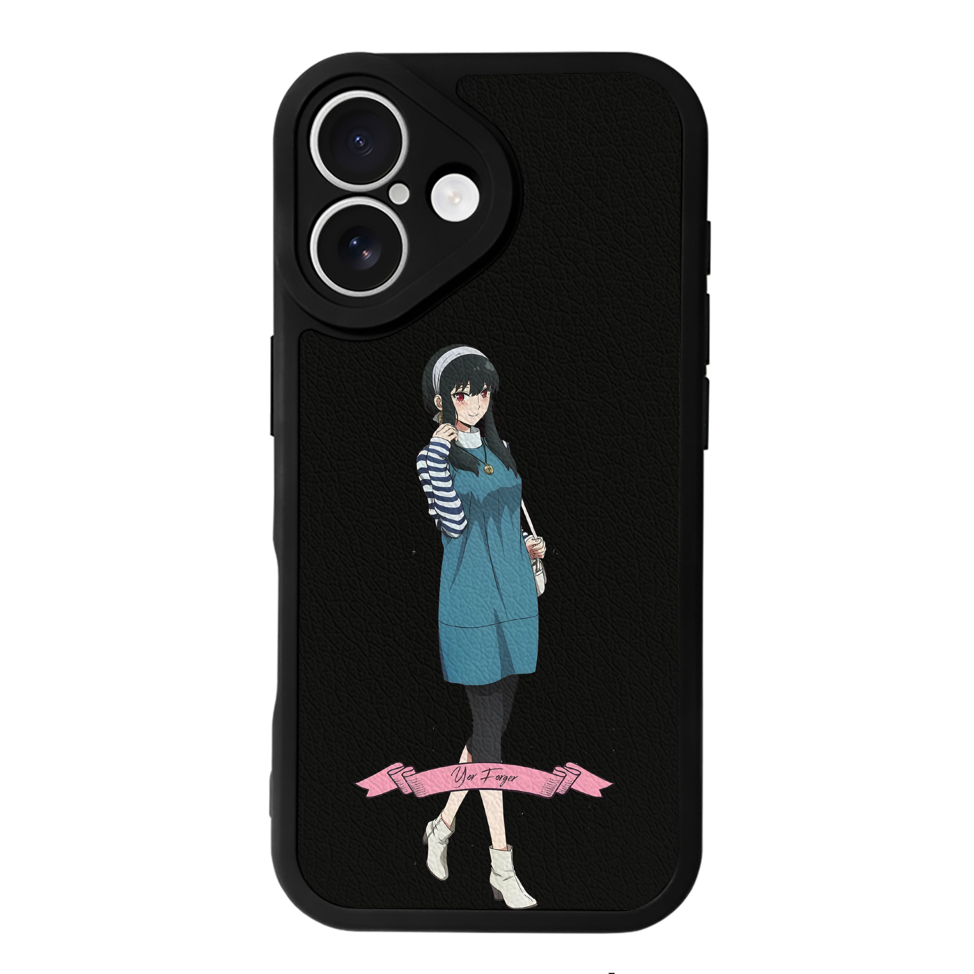 （画像用） SPY×FAMILY间谍家家酒 【iPhone 16シリーズ対応】シリコンスマホケース（レザー調） 材質：シリコン